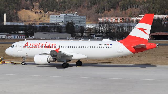 OE-LBU:Airbus A320-200:Austrian Airlines